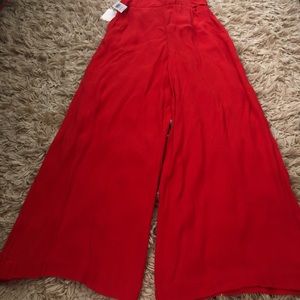 New Aritzia Wilfred Faun Red high waisted pants XS